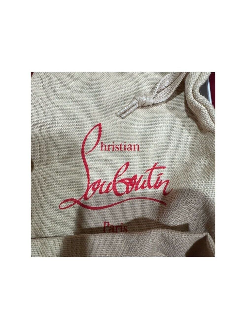 Christian Louboutin Panettone Studded Leather Coin wallet with box and dust bag - Picture 15 of 16
